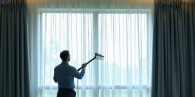 Commercial curtain stain removal service hamilton hotels offices restaurants