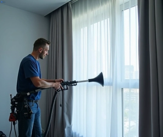 Professional curtain stain removal process equipment Fresho Curtain Cleaning hamilton
